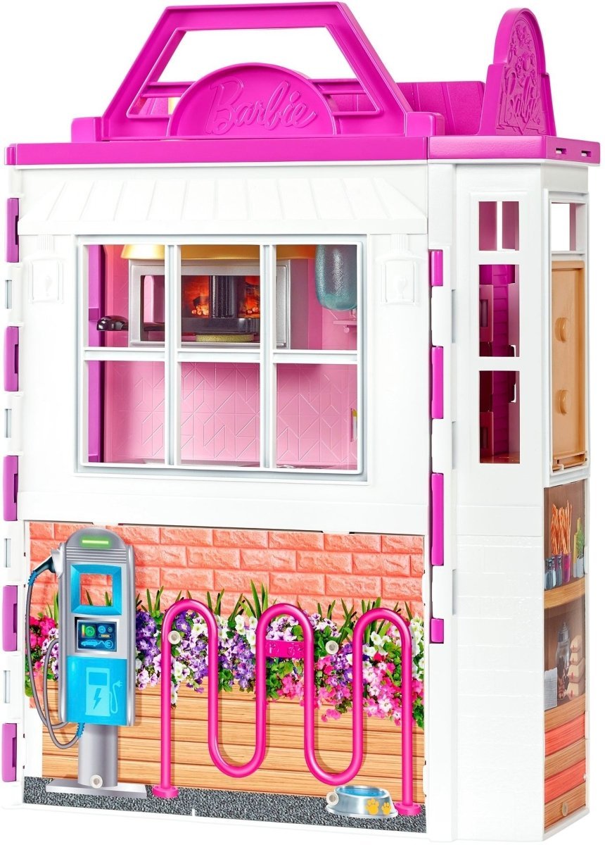Mattel - Barbie - Restaurant inkl. Puppe, blond, Barbie Bistro mit Zubehör