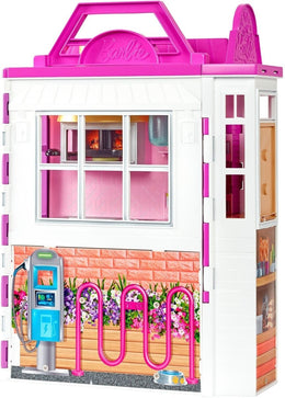 Mattel - Barbie - Restaurant inkl. Puppe, blond, Barbie Bistro mit Zubehör