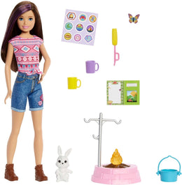 Barbie Camping-Spielset mit Skipper & Häschen