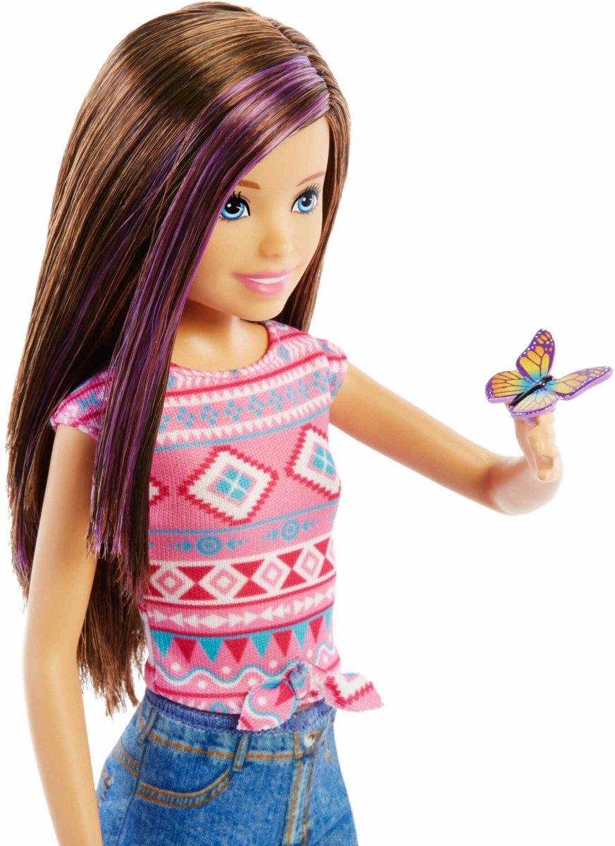 Barbie Camping-Spielset mit Skipper & Häschen