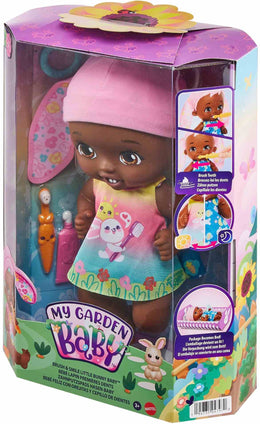 Mattel - My Garden Baby Zahnputzspaß Hasen-Baby Puppe - Rosa (30 cm)