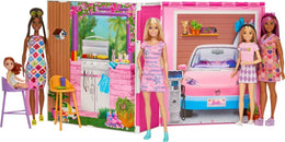 Barbie Ferienhaus Spielset, mit Accessoires und Puppe