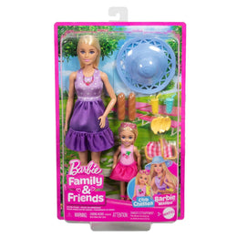 Barbie – Family & Friends Picknick-Spielset mit 2 Puppen
