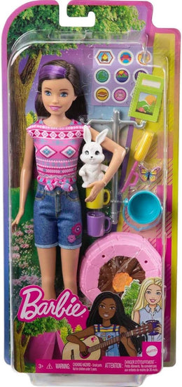 Barbie Camping-Spielset mit Skipper & Häschen