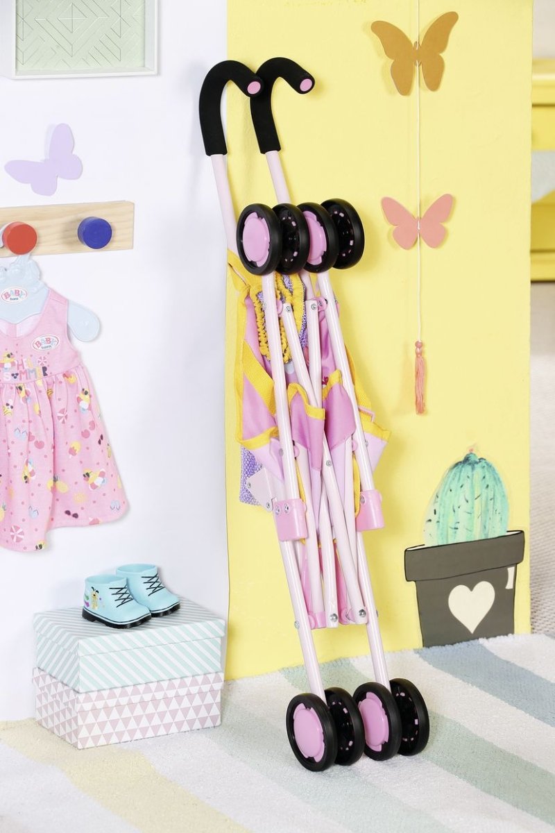 BABY born Bundle – Emma 43 cm Puppe + Puppenbuggy