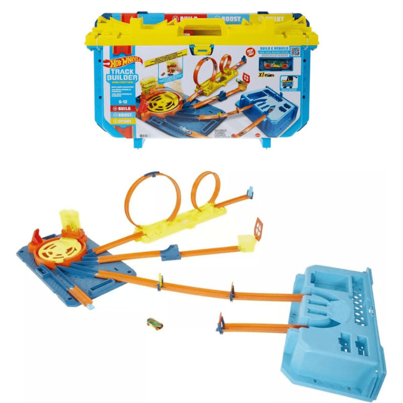 Hot Wheels Track Builder Starter Set mit Auto & Box