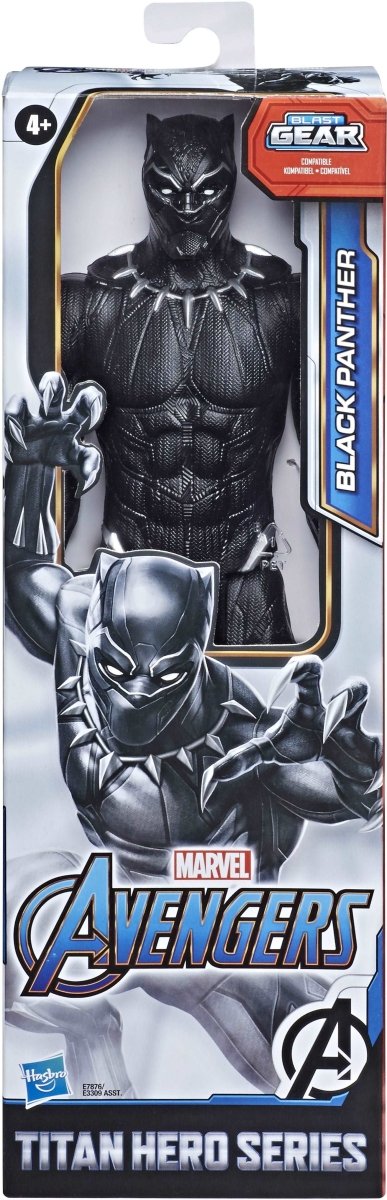 Hasbro - Marvel Avengers - Titan Hero Serie Blast Gear Black Panther, 30 cm.