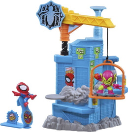 Hasbro - Marvel Stunt Squad Schmetter-Kran Spielset.