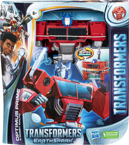 Hasbro - Transformers - EarthSpark Spin Changer Optimus Prime und Robby Malto Figur