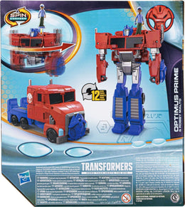 Hasbro - Transformers - EarthSpark Spin Changer Optimus Prime und Robby Malto Figur