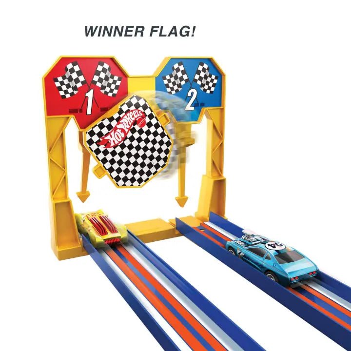 Hot Wheels Drag Race – Doppelschleifen & Überkreuzung
