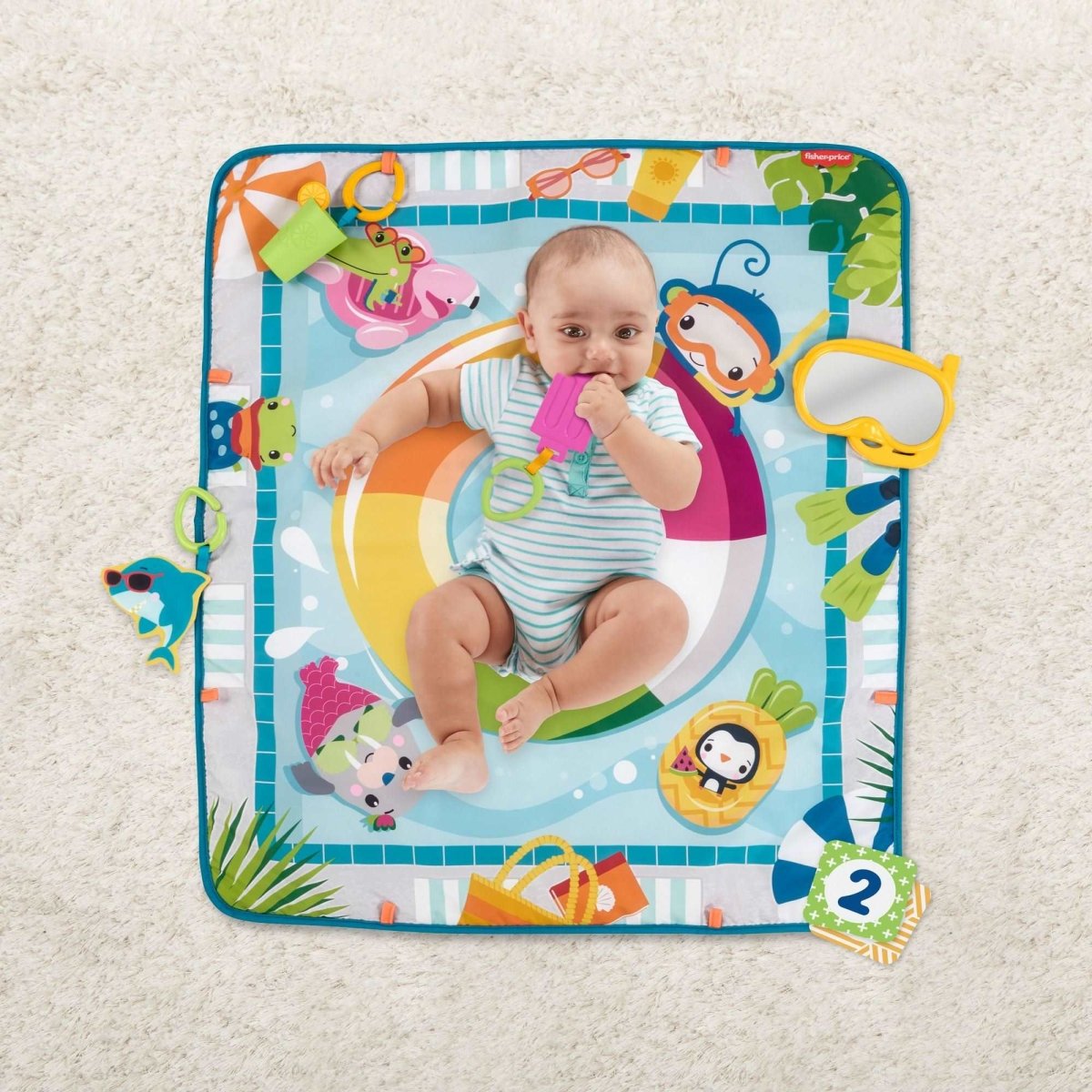 Konfidence BabyChanger Neopren-Wickelunterlage – Navy, 41x70 Cm – Rutschfest, Chlorresistent & Praktisch Für Schwimmbad & Unterwegs