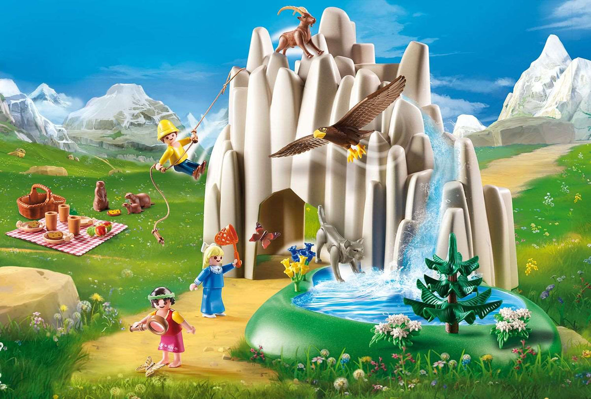 PLAYMOBIL 70254 - Heidi - Am Kristallsee mit Heidi, Peter und Clara