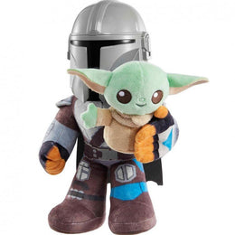 Mattel - Star Wars Clan Of Two: The Mandalorian Plush Set mit Sound (englisch)