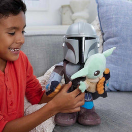 Mattel - Star Wars Clan Of Two: The Mandalorian Plush Set mit Sound (englisch)